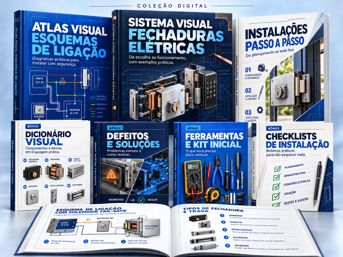 Coleção digital do acesso Completo: Sistema Visual, Atlas de Esquemas, Instalações Passo a Passo e quatro bônus